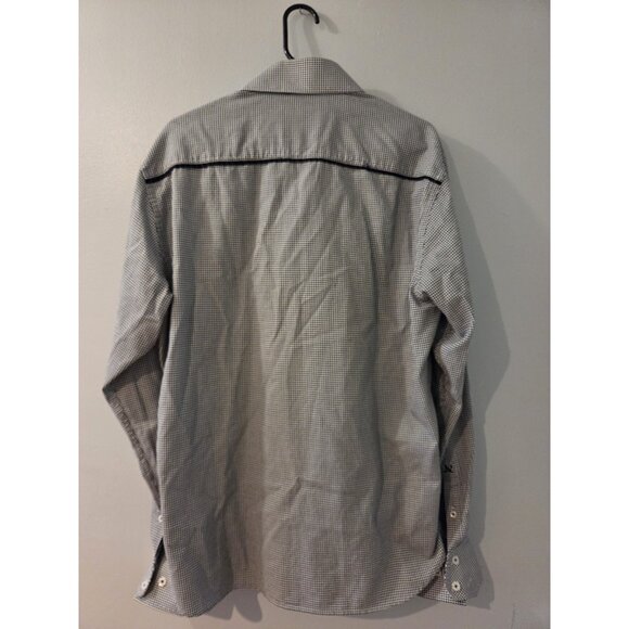 Au Noir Long Sleeves Men Shirt Size 6  Pre-Owned - Picture 4 of 8